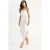Strapless Bloemen Maxi Jurk met Strikdetail