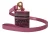 Dolce & Gabbana Chic Leren AirPods Hoes in Vrouwen Roze