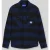 HUGO Blue Overshirt met logopatch