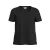 Dames T-shirt van zacht katoen met V-hals en zijsplit s.Oliver