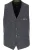 Venti Vest blauw, Effen
