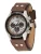 FOSSIL Analoog horloge ‘Coachman’  donkerbruin / antraciet / zilver