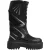 Dolce & Gabbana Zwarte Leren Mid Calf Bikerlaarzen Shoes
