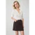 TRENDYOLMİLLA Dames Bruin Effen Midi Rokken