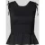 comma Blousetop met smokelementen