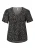 QS Blouse  zwart / wit