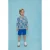 Sturdy sweater Run the Day grijs melange/blauw