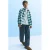 Mango Kids geruit overhemd – blauw/wit
