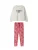 Gisela Pyjama  rood / offwhite