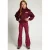 LOOXS little boxy hoodie – donkerrood