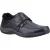 Hush Puppies Douglas Leren Heren Zwarte Moccasins Schoenen