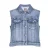 Geisha denim gilet medium blue denim