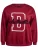 Active by Zizzi Sweatshirt  donkerrood