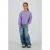 Vingino sweater met backprint paars met pailletten