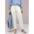 Street One Dames High Waist broek met wijde pijpen in casual pasvorm in Wit
