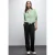 Street One Dames Corduroy blouse met koord in Groen