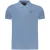 Noorwegen 1963 Azzurro Katoenen Heren Polo