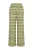 Studio Untold Broek  beige / olijfgroen