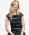 Athletic Off Shoulder Top Slanke Pasvorm Blauw