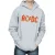 AC/DC Hoodie met verkleurd logo voor jongens (Sportgrijs)