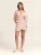 St MRLO Jurk ‘BALANDRA’  zalm roze / wit