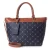 Lazarotti Handtas ‘Palermo’  blauw / bruin