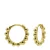 KARMA Jewelry gold plated oorbellen Plain Dots