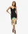 Superdry – Halflange cami-slipjurk met print – Dames – Jurken