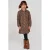 Jubel spijkerjurk City Chic met panterprint zand/bruin/zwart