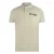 Cavalli Class Levendige Bloemenlogo Beige Zand Poloshirt