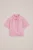 WE Fashion – Meisjes blouse met strepen – Regular fit – Roze – Katoen –