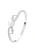 faina Armband  zilver / transparant / parelwit