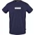 Aquascutum Herenploeg t-shirt in de nek (Marine)