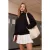 TRENDYOLMİLLA Dames Zwart Effen Lang Oversized Sweatshirts