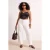 Trendyol Curve Dames Ecru Effen Wijde pijp Hoge taille Grote maten Jeans