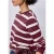 Street One Dames Gestreept sweatshirt in Roze