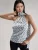 Hiccup Blouse  zwart / wit
