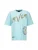 19V69 ITALIA Shirt  donkerblauw / geel / mintgroen / zwart