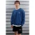 Oversized sweatshirt met logo en ronde hals