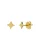 Lucardi Oorbellen ‘Stern’  goud