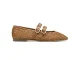 Tamaris Ballerina’s – Dames – Bruin –