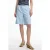 Getailleerde shorts met hoge taille en wijde pijpen