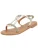 SCAPA Sandalen met riem  goud