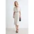 TRENDYOLMİLLA Dames Beige Effen Midi Driekwart mouw A-lijn Jurken