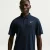 Nike Heren Performance Poloshirt met Korte Mouwen (Marine, Wit)