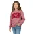 Cars sweater met tekst – roze/rood
