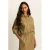 Expresso imitatieleren blouse bruin