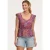 Shiwi Elle Blouse Sicilian Flower Purple Sicilian Flower