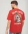 Superdry Mannen Tattoo T-shirt met Losse Pasvorm en Grafische Print Rood