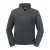 Russell Heren Authentieke Zip Neck Sweatshirt (Konvooi Grijs)